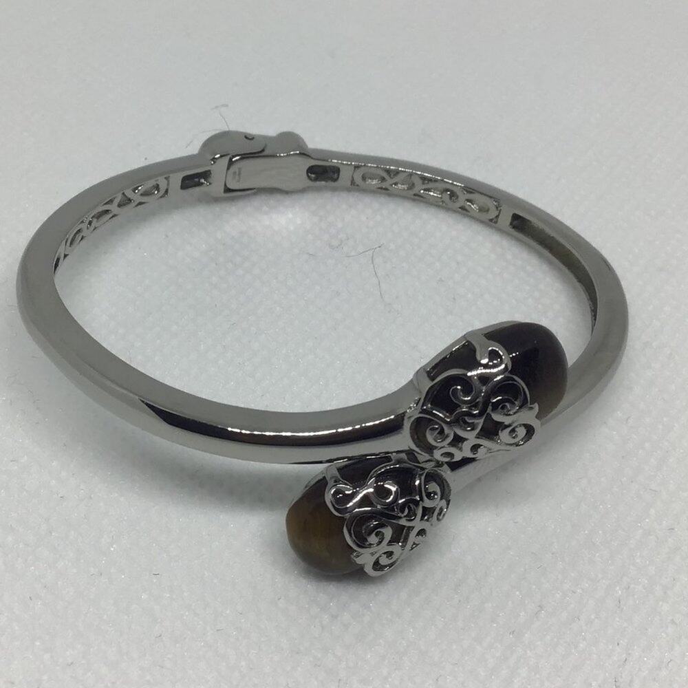 South African Yellow Tiger's Eye Cuff Bracelet